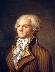 Maximilien Robespierre, lider dos xacobinos.